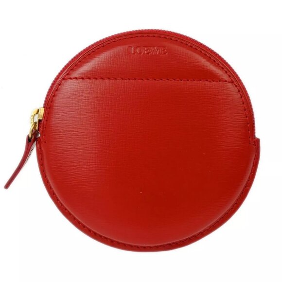 Loewe Red Coin Purse Wallet